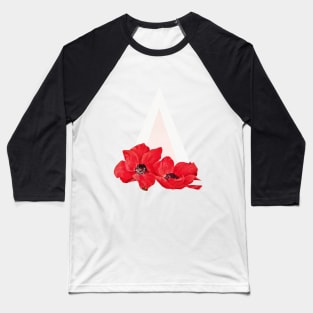 Floral Triangle Baseball T-Shirt